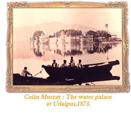 Colin Murray : The water palace at Udaipur,1873.